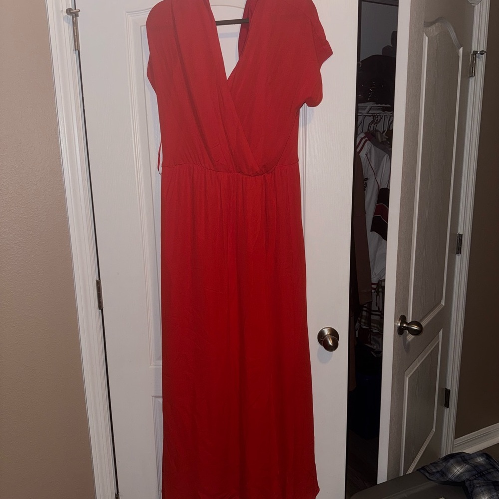 Red Maxi Dress